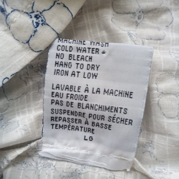 Floral sleeveless tunic top, size S - Picture 9 of 9